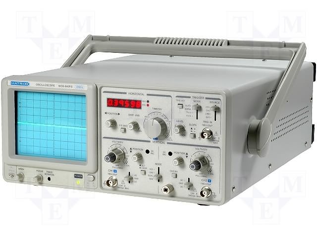 OS-MOS640FG Oscilografs analoga, 2 kanali, 40MHz
