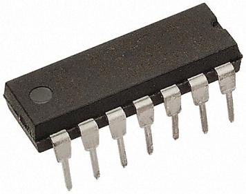 PIC16C505-04/P Mikroshēma, PIC microcontroller, Memory: 1.5kB, SRAM: 72B, 4MHz, 3÷5.5VDC, DIP14