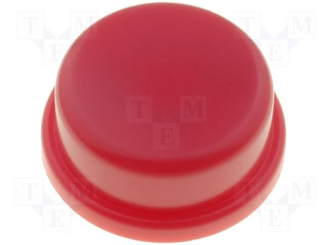 Cepurīte mikrosledzejam TACTS-24, D=13mm, sarkana