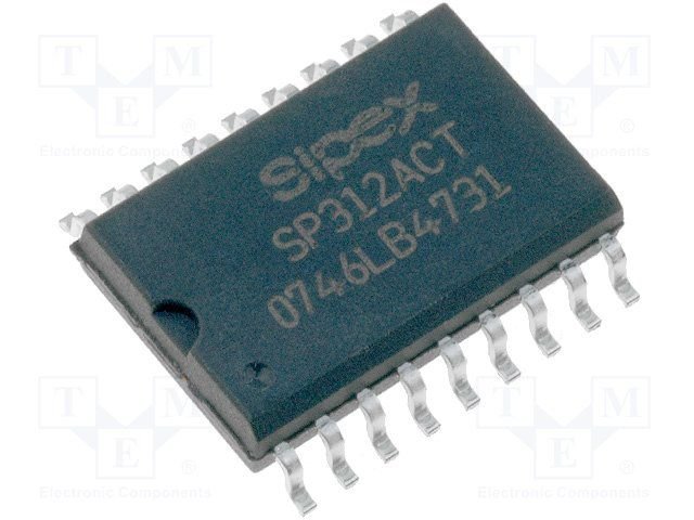 SP312ACT SMD Mikroshēma Line transmitter-receiver, SO18-300