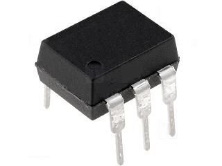 IS623X Mikroshēma Optotriac, 5.3kV, Uout:600V, zero voltage crossing driver, DIP6