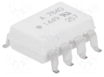 HCPL7840 Optrons, izeja isolation amplifier, 3.75kV, 15kV/μs, Gull wing 8