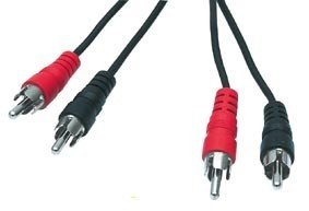 2RCA štekers/2RCA štekers vads, 1.5m