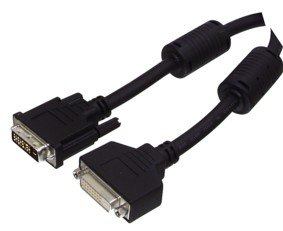 DVI štekers/DVI ligzda DVI-D DUAL LINK pagarinatajs, 10m