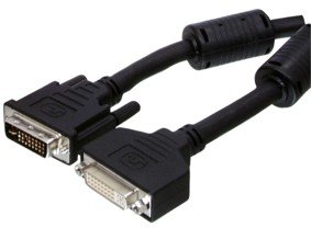 DVI štekers/DVI ligzda DVI-I DUAL LINK pagarinatajs, 10m