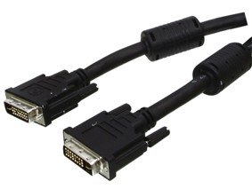 DVI štekers/DVI štekers DVI-I DUAL LINK savienotājvads+ferr, 10m