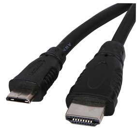 MiniHDMI 19p štekers/HDMI 19p štekers, versija 1.4, 3m