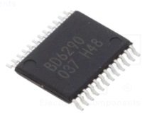 BD6290EFV-E2 SMD Mikroshēma driver, H-bridge, stepper motor controller, 0.8A, VSSOP24