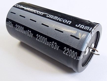 22000/63V, 105C Ø35x70mm, ±20%, Kondensators elektrolītisks, 2000h, SNAP-IN, Jamicon