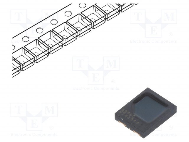 Fotodiode redzāmas gaismas spektra, SMD, 550nm(440-700nm), 10nA, 65°, 5x4x0.9mm