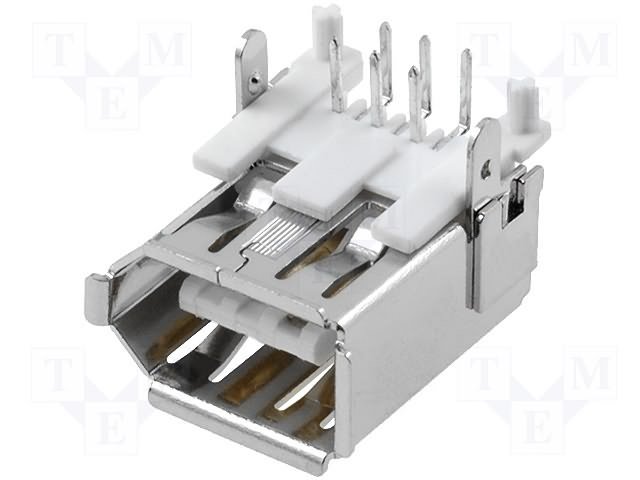 Fire Wire 6pin (IEEE1394) ligzda, horizontala, montāža uz šasijas