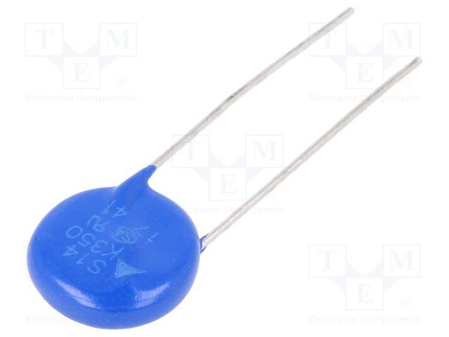 SIOV-S14K350 varistors metal oxide 350V/AC, 460V/DC, 560V, 4500A, 80J, Ø14mm