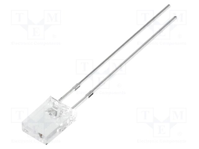 2x5x7mm, silta balta, 1000...1300mcd, 100°, 2.9...3.6V/20mA, taisnleņķa LED