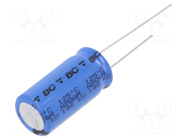 470/25V, -40...125°C, Ø10x16mm, ±20%, Kondensators elektrolītisks, 2500h, VISHAY, ar lokanien izvadiem