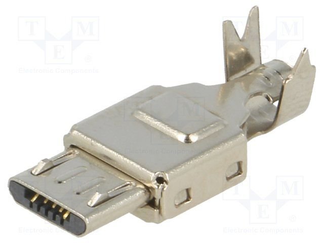 MicroUSB-B(2.0) štekers vadam, 5pin, taisns, KEYSTONE