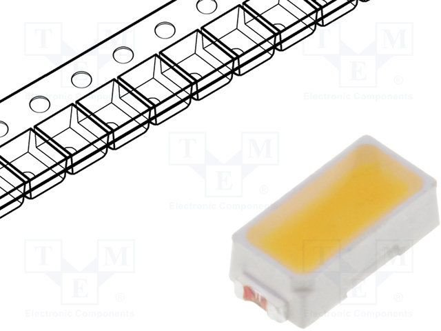 Gaismas diode SMD, neitrals balts(4000K), 3014(3x1.4mm), 18-26lm, 2.9...3.5V/60mA, 120°, 3014