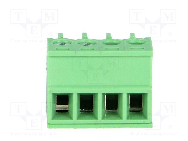 Terminal blocks vadam, ligzda, 4pin, 3.50mm, 0.5÷1.5mm2, taisns, 7A