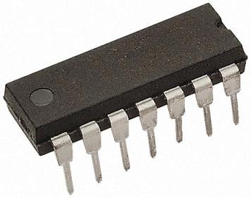 74HCT4075 Mikroshēma High Speed CMOS Logic Triple 3-Input OR Gates, DIP14