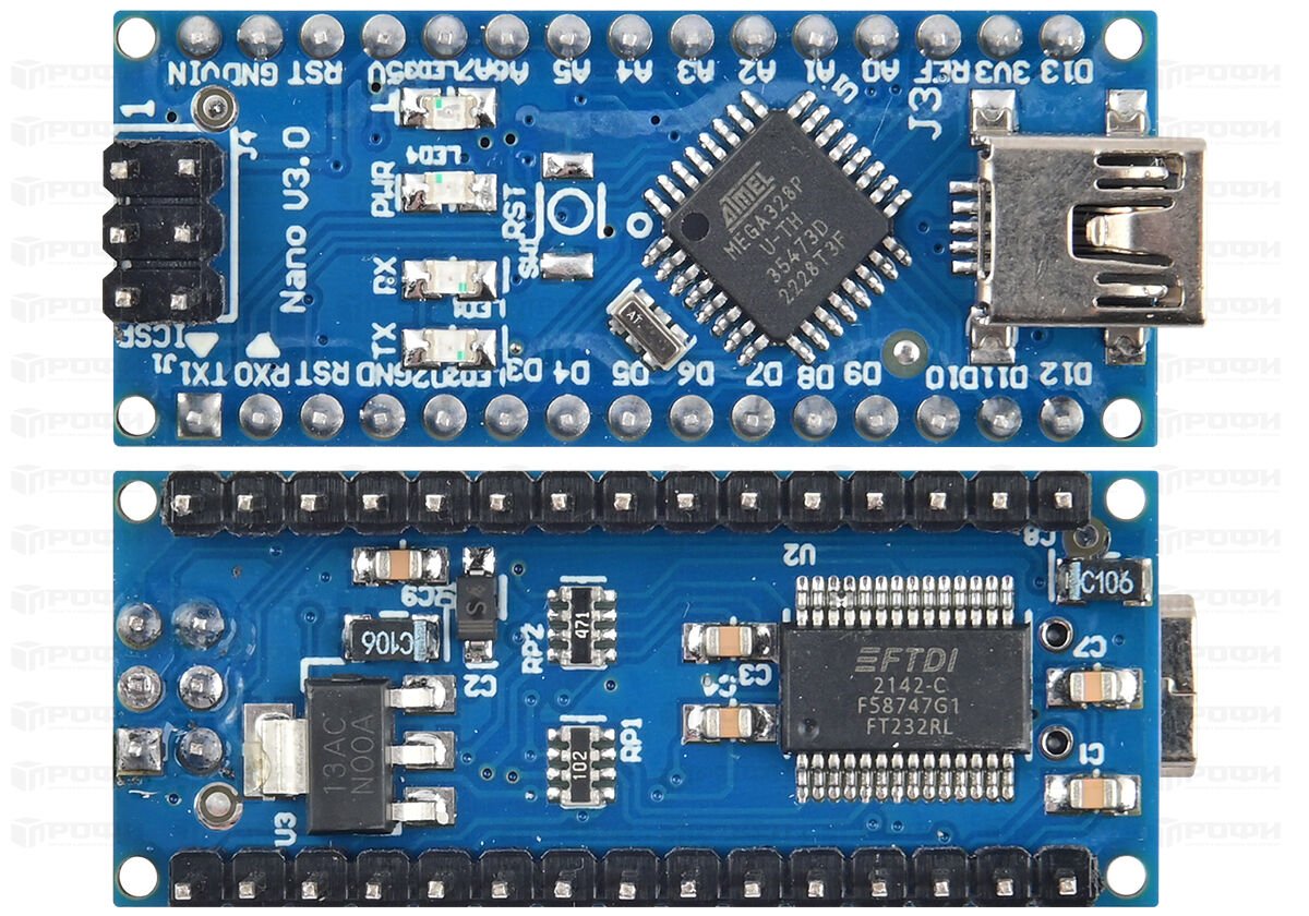 Arduino Nano V3.0 ATMEGA328 FT232RL P-20AU