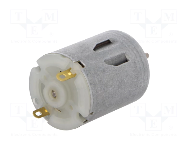 Motors, 12VDC(8.5...15.5V), 6900RPM, ass Ø2mm, L=9.9mm, Ø24.2x30.5mm