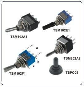 Tumblers, DPDT, ON-ON, 3A/250VAC, lodēšanai, PCB, M6, 13.2x12.9x9.5mm, divi kontakti uz divam stavoklim, ar fiksaciju