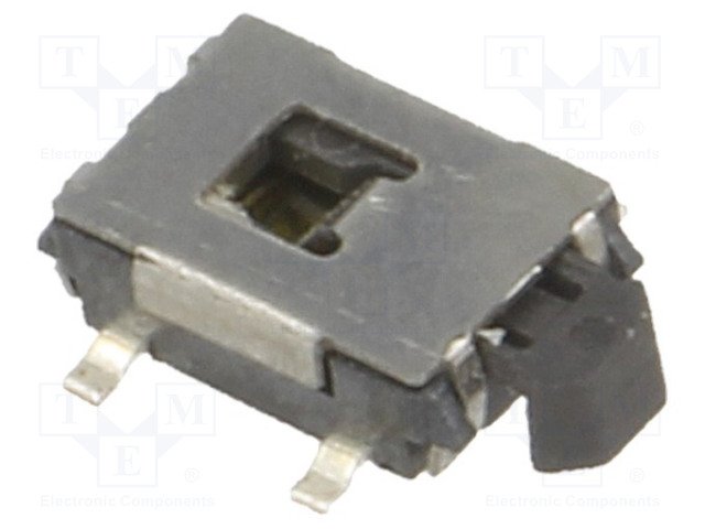 Mikroslēdzejs leņķisks, SPST-NO, OFF-(ON), 0.05A/12VDC, SMD, 4.5x6.1mm, 1.8N, L=1.3mm