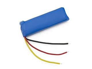 Akumulators Li-pol, 3.7V/450mAh, 3 izvadi, 6.5x16x48mm