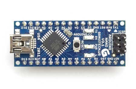 ARDUINO NANO (ATMEGA328P-AU), miniUSB-B