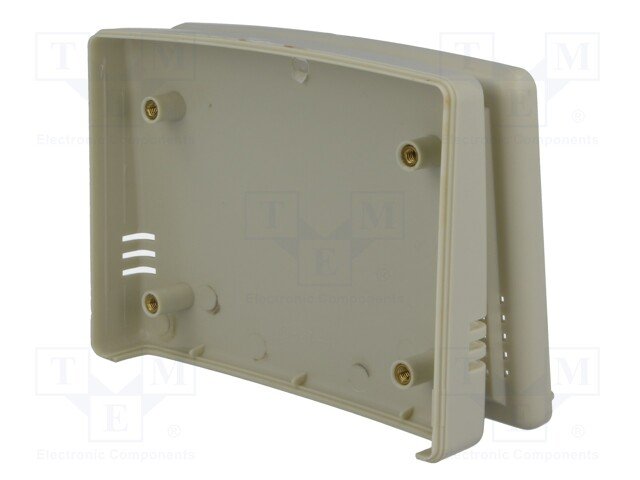 Plastmasas korpuss, 140x106x38mm, ABS, pelēkā krasa, ar ventilāciju