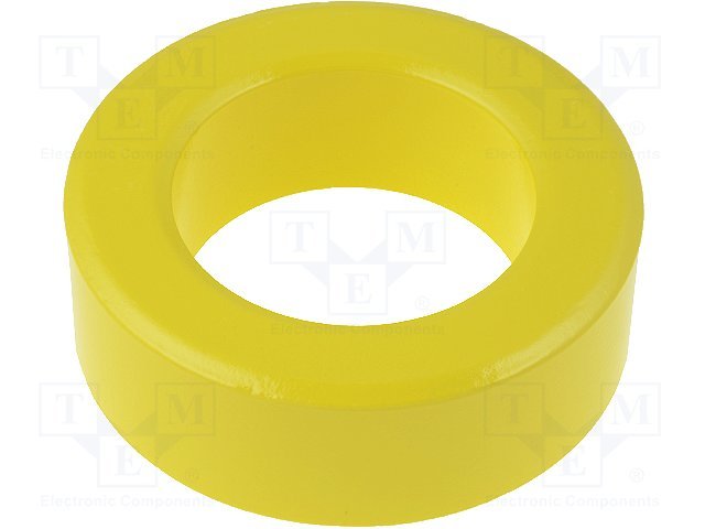 Ferīta gredzens, materials iron powder, AI=160nH, 77.2x49mm, H=25.4mm