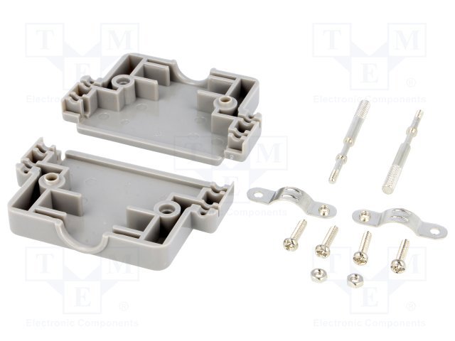 50PIN korpuss plastmasas, D-Sub 50pin, D-Sub HD 78pin, ar garām skrūvēm