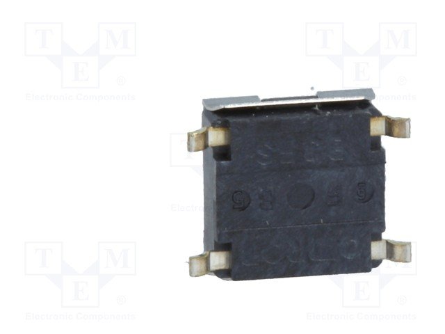 Mikroslēdzejs horizontāls, SPST-NO, OFF-(ON), 0.05A/24VDC, SMD, 6x6x2.6mm, 0.98N, L=0.5mm, OMRON