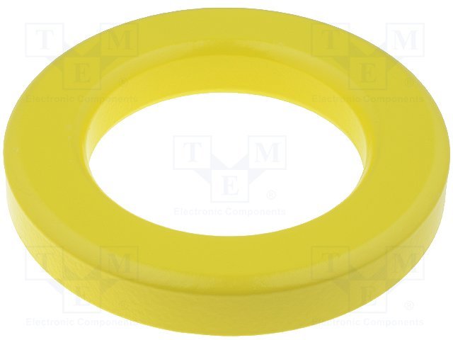 Ferīta gredzens, materials iron powder, AI=80nH, 33.4cm3, 77.2x49mm, H=12.7mm