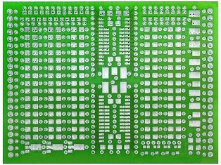 Maketēšanas plate 80x60mm, DIP-SMD, stikltekstolits, 1.5mm