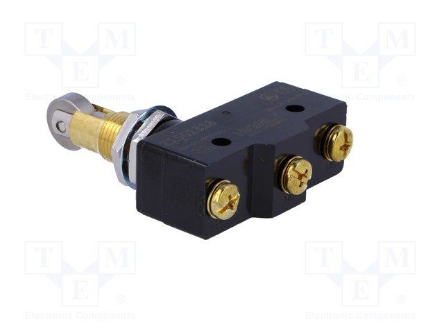 Mikropārslēdzējs ar štoku (ar ruliti), SPDT, ON-(ON), 20A/250VAC, IP40, 49.2x17.45x24.2mm, 1kontakts