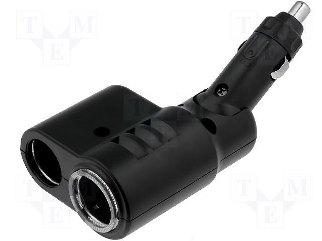 auto štekeris piepīpētājam dalītajs 1=>2 ligzdas, 10A