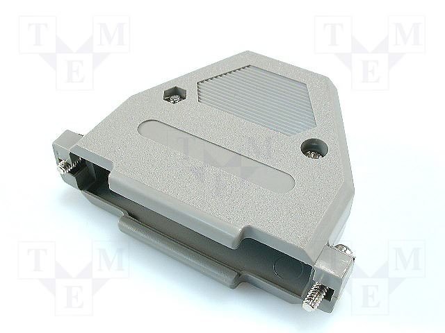 37PIN korpuss plastmasas, D-Sub 37pin, D-Sub HD 62pin, ar īsām skrūvēm