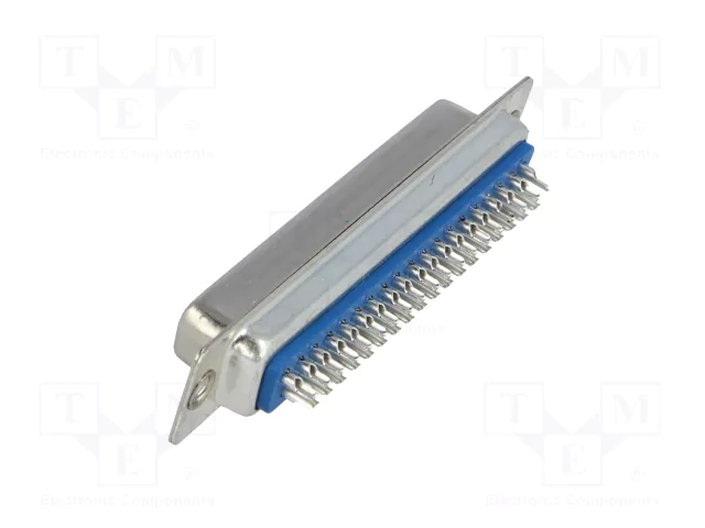 37PIN D-SUB, ligzda, gold, solder type