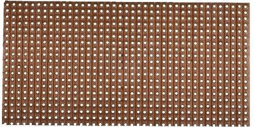 Maketēšanas plate 50x100mm caurumiem, getinaks, kontakti ir savienoti līnijā, 1.5mm