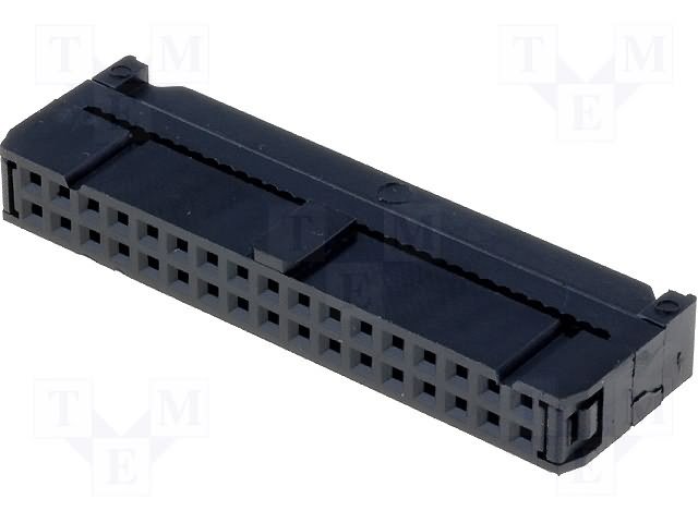 34pin(2x17), IDC, "mama/šleife", solis=2.54x2.54mm, taisns