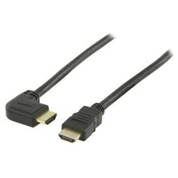 HDMI 19p štekers/19p štekers leņķisks, 1m