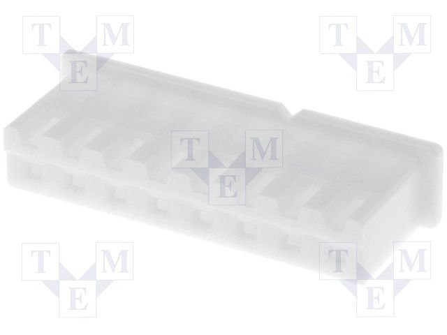 8pin, štekers/mama uz vadam, bez kontaktiem, solis=2.5mm, 250V/3A