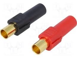 2Pin, XT150, "mama", lodējama vadam, 500V, 60A, 8AWG(8.3mm2), sarkans+melns, gold flash