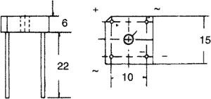 BR31 Tiltiņš 100V, 3A, apaļa veida izvadi