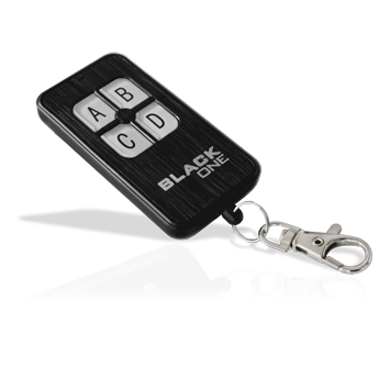 RC. BLACK ONE, 4 kanali, Rolling Code kopēšanai, CR2032 - 3V