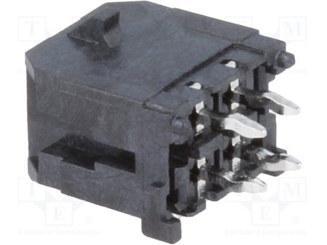 4pin(2x2), MicroFit, "mama/THT", šasijai, solis=3x3mm, 5A, taisns