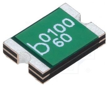 Drošinātājs patsatjaunojošas PTC, SMD, 2920(7.2x5.2x0.8mm), 1A, 60V