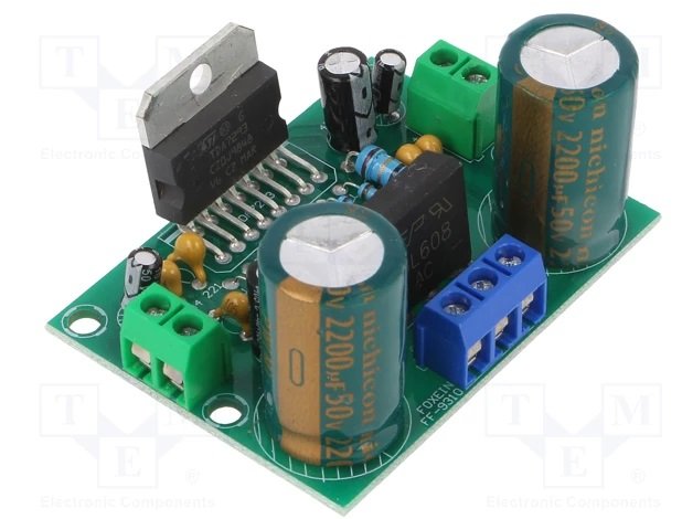 Modulis: audio, jaudas pastiprinātajs TDA7293, HI-FI, Mono, 100W, ±12...32V