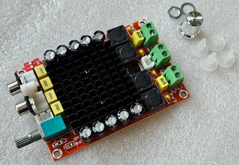 Modulis: audio, jaudas pastiprinātajs TDA7498, Digital Audio, Stereo, 2x100W, 6Ω and VCC=36VDC(14...39V), ХН-М510