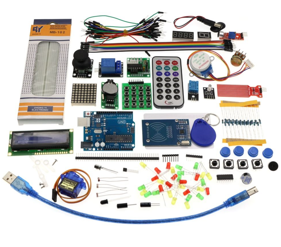 Arduino modernizēts mācību komplekts, 36 elementi